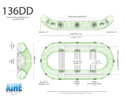 136DD Raft 26 136DD Raft -KOKATAT Shop 136DD Wireframe