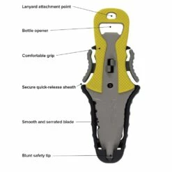 NRS Co-Pilot Knife 27 NRS Co-Pilot Knife -KOKATAT Shop 47303 02 Yellow CoPilot Callouts 030321 1000x1000 21606f23 b83e 44c6 a83a 88ddf7ee30ae