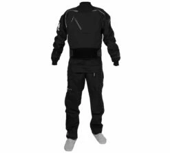 Kokatat Retro Icon (GORE-TEX) Drysuit -KOKATAT Shop DSURICRBK retro icon dry suit men black front 1 95216