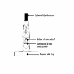 FCS 7' Straight Leash -KOKATAT Shop FCS Re Leash