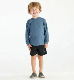 Toddler Bamboo Shade Hoody -KOKATAT Shop shade hoody slate blue toddler 1